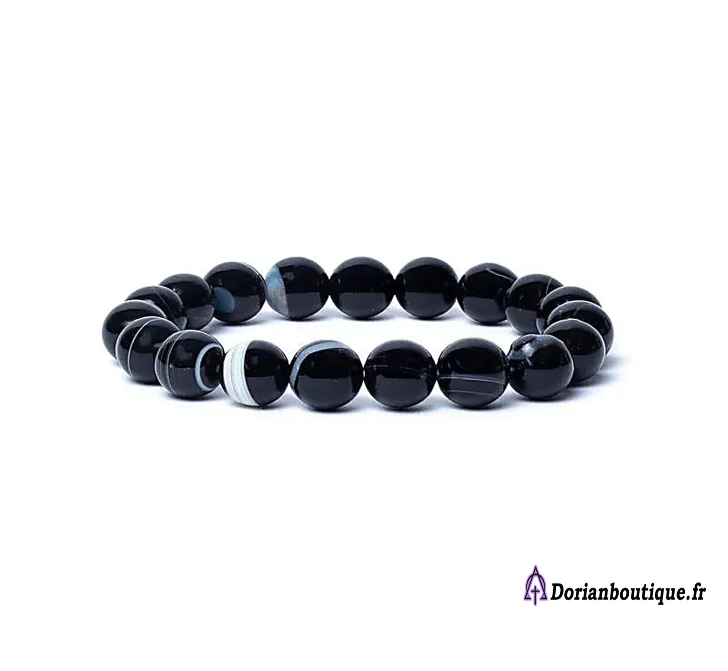 Bracelet oeil de shiva en agate