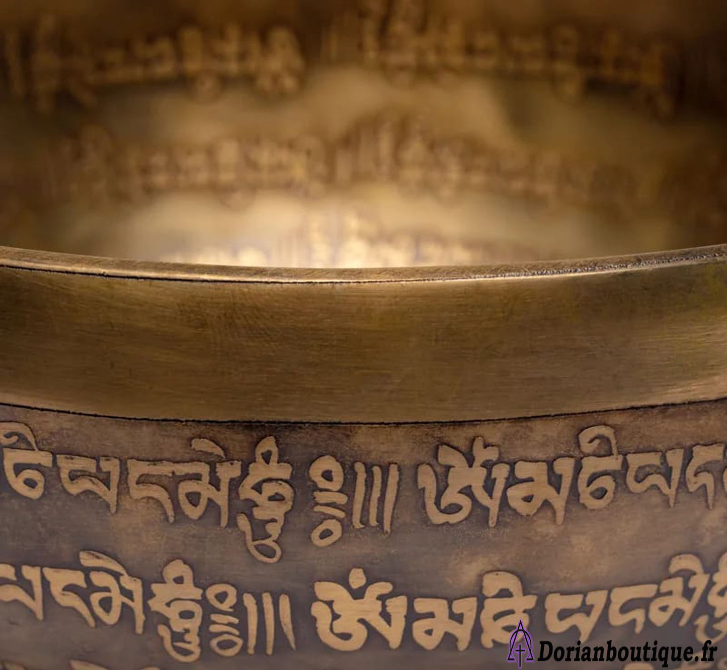 Bol Chantant du Tibet gravé diam 30cm 2.7/ 2.8 kg