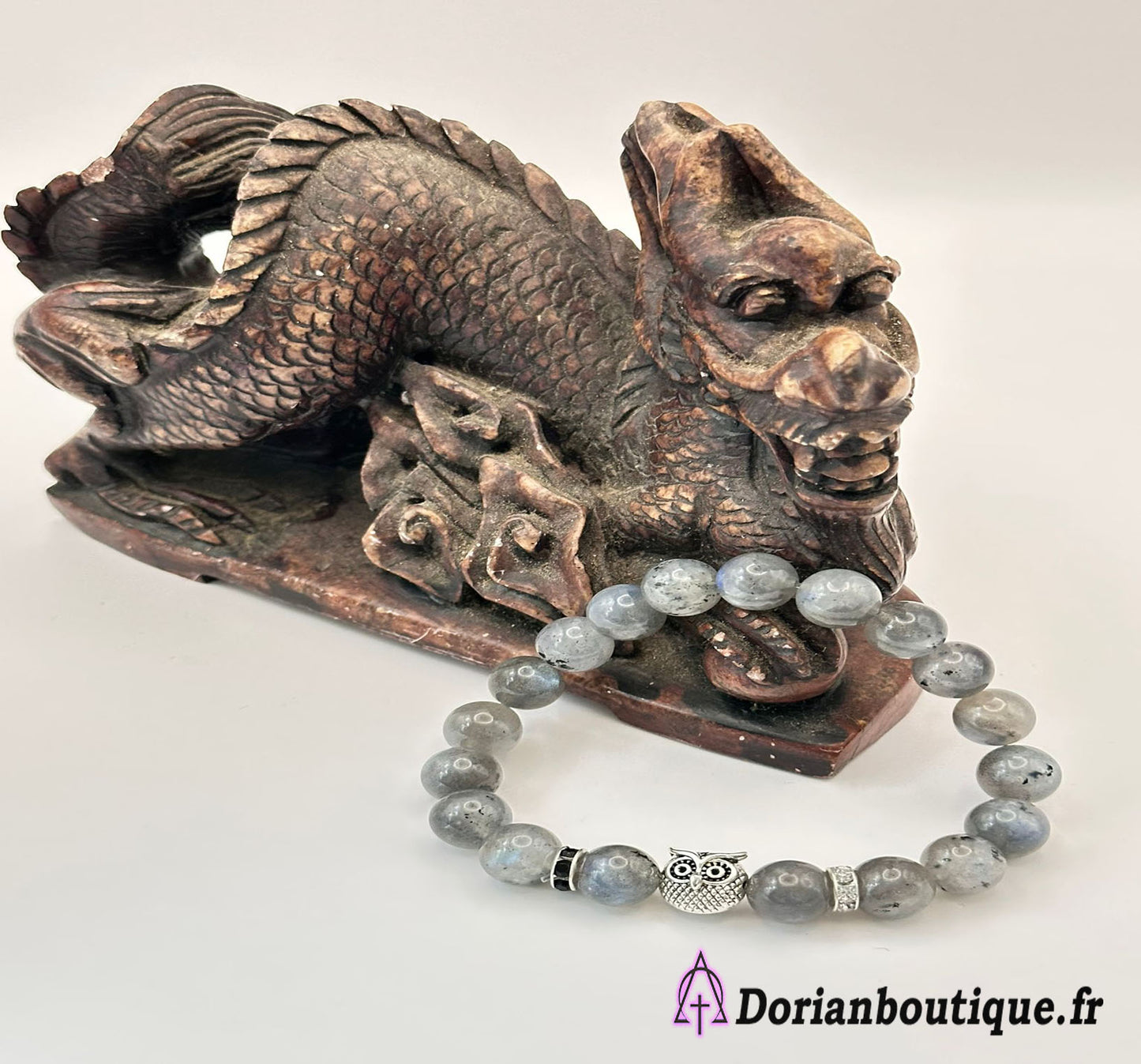 Bracelet Labradorite Arc-en-ciel