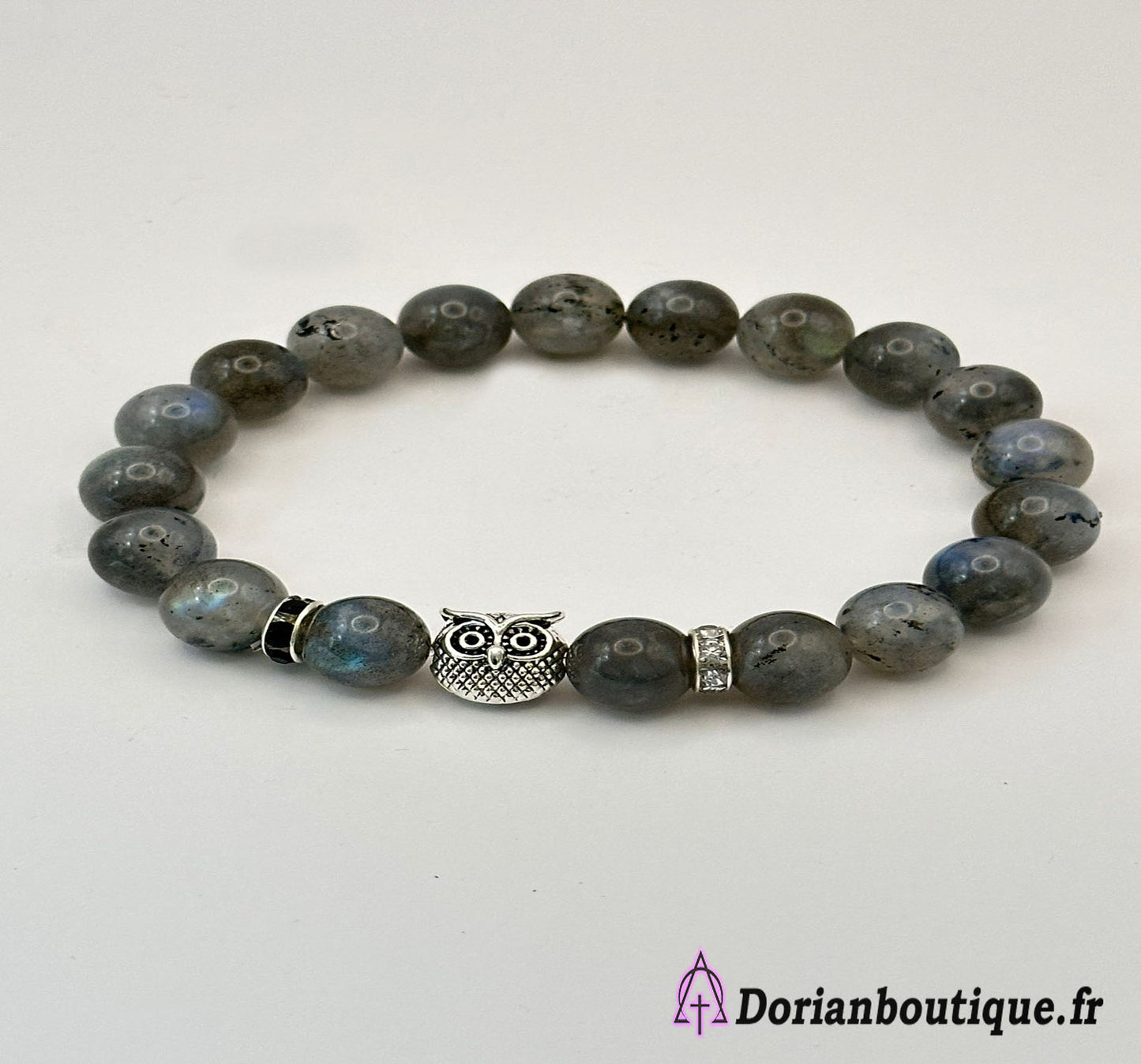 Bracelet Labradorite Arc-en-ciel