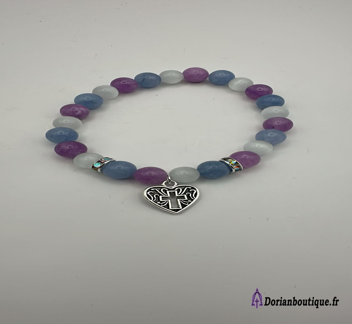 Bracelet L'Angelite d'Amour