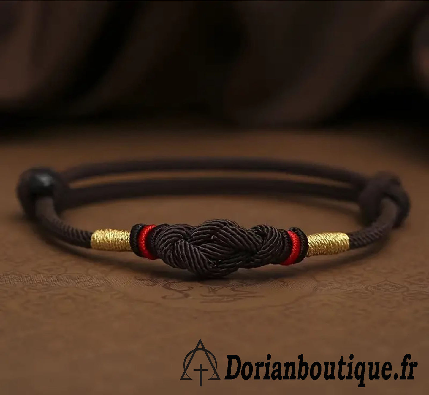 Bracelet de l'union Tibétain noir