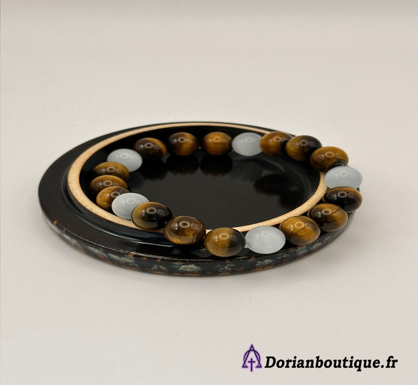 Bracelet L'œil du tigre sage