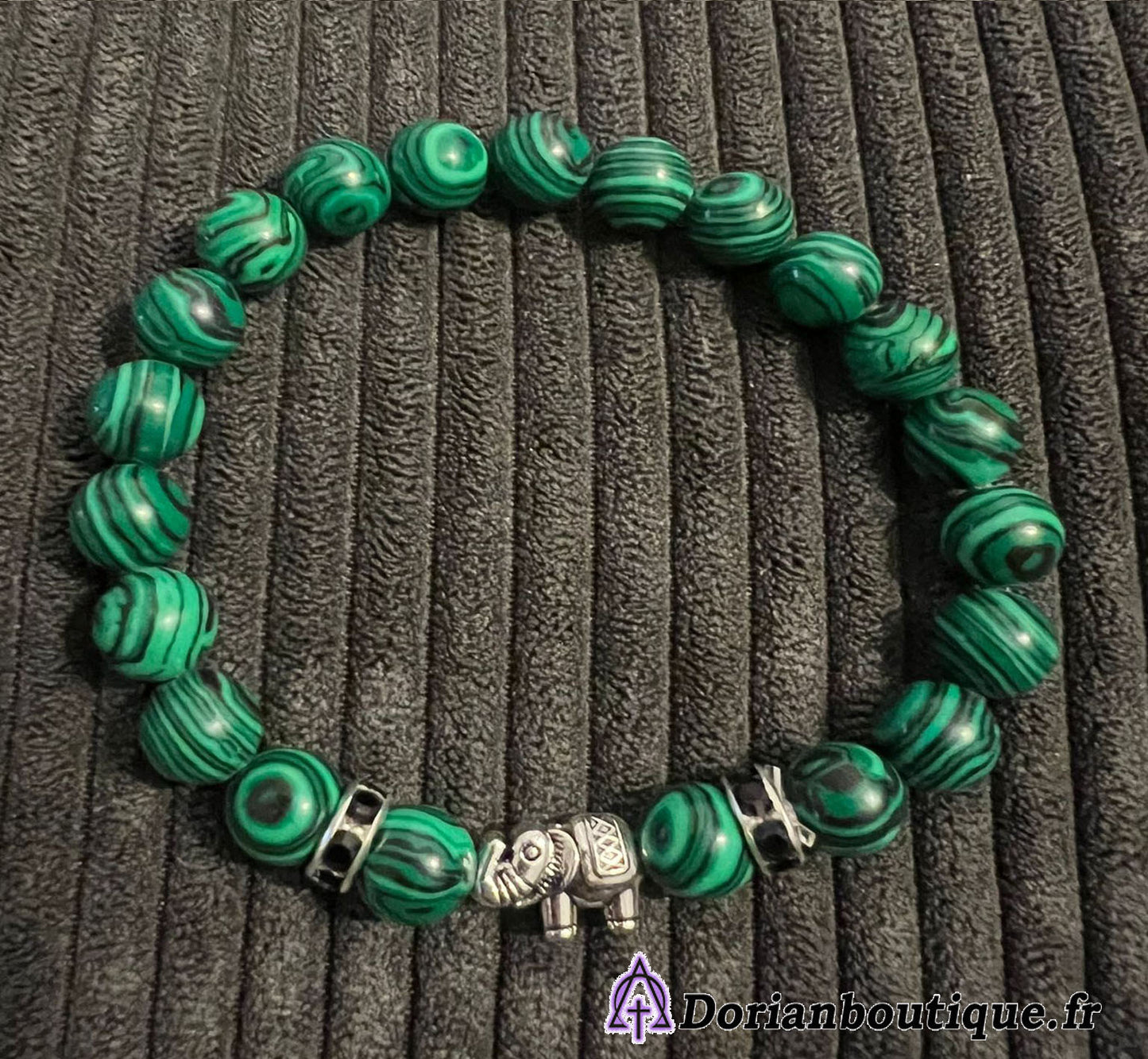 Bracelet Malachite divine Star black