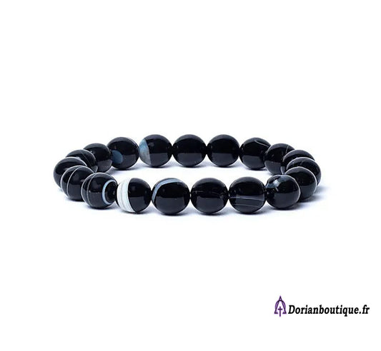 Bracelet oeil de shiva en agate