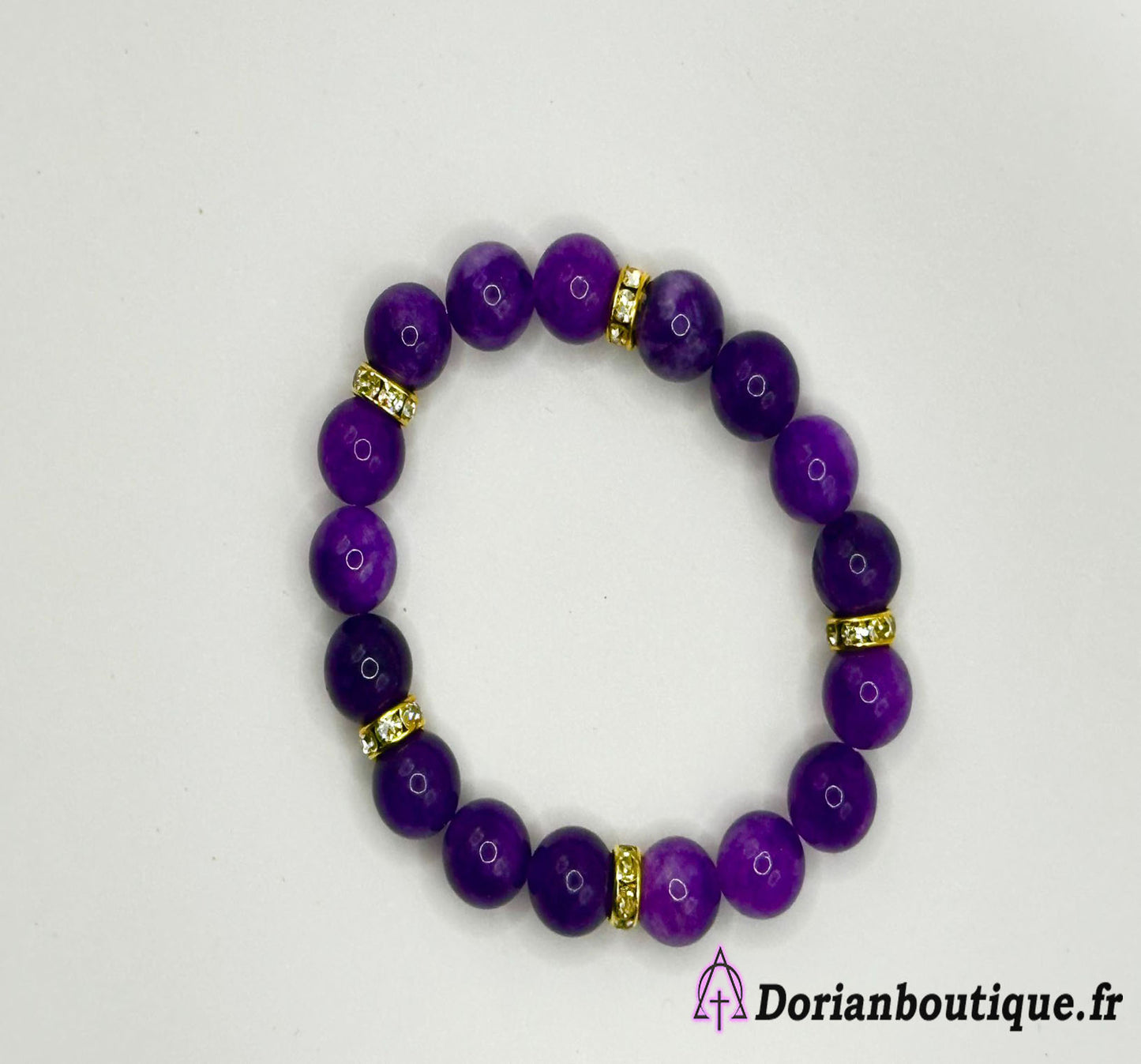 Bracelet L' Améthyste sublimée
