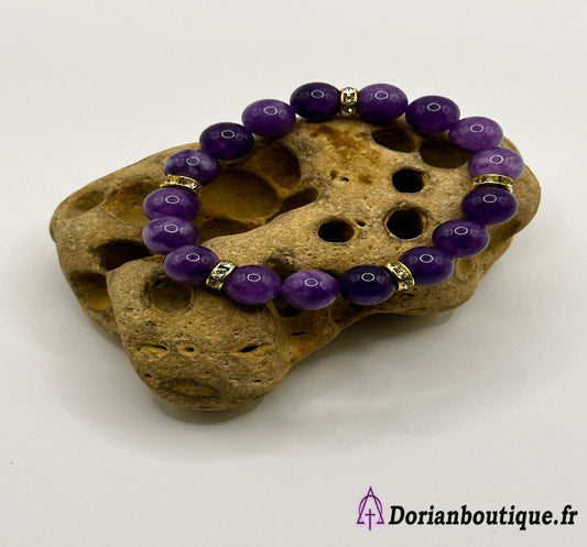 Bracelet L' Améthyste sublimée