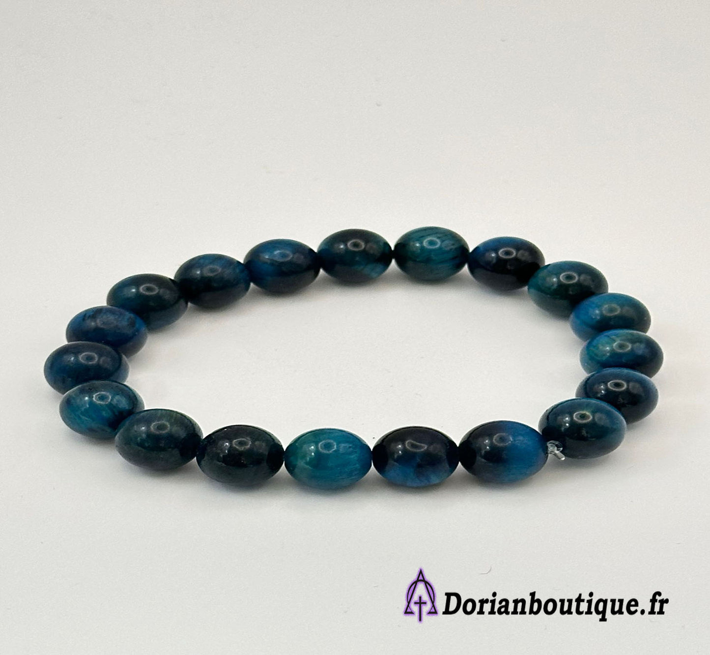 Bracelet Oeil de tigre bleu
