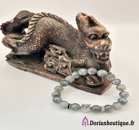 Bracelet Labradorite Arc-en-ciel