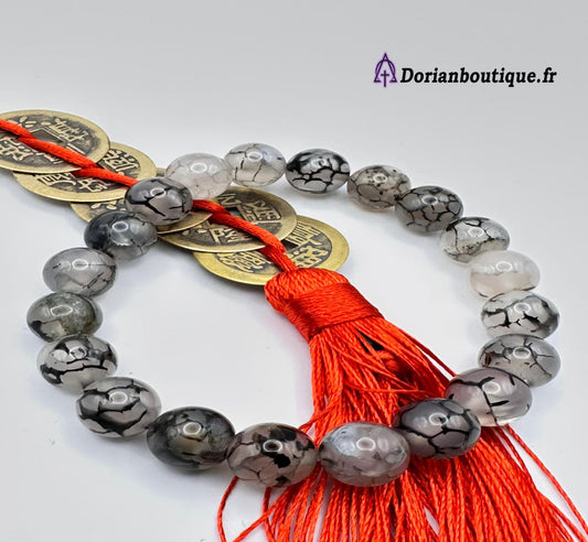 Bracelet Agate veine de dragon
