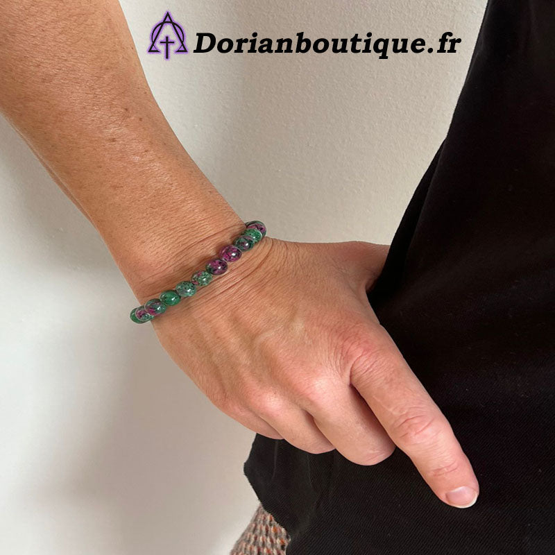 Bracelet Rubis Zoïsite