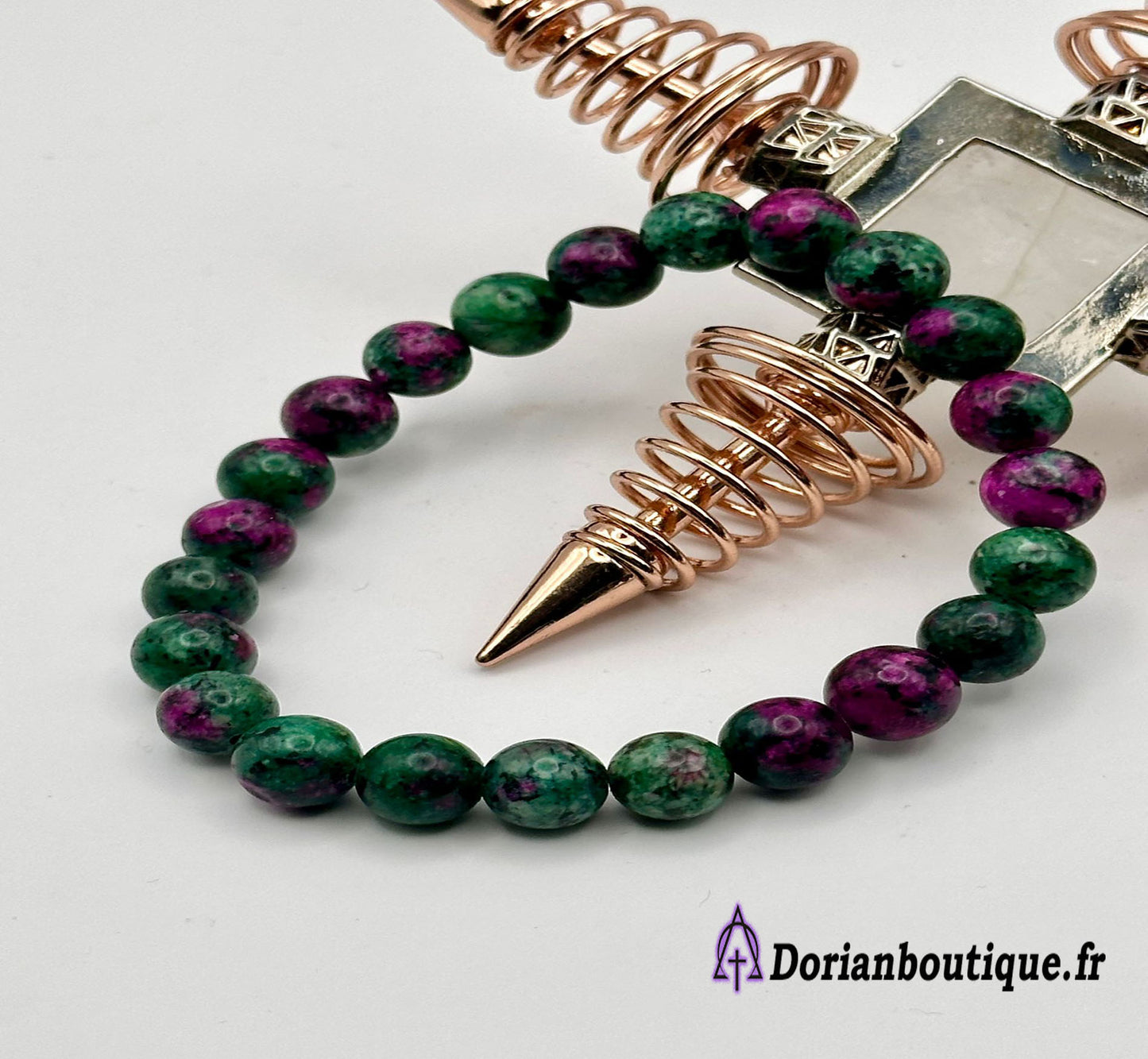 Bracelet Rubis Zoïsite