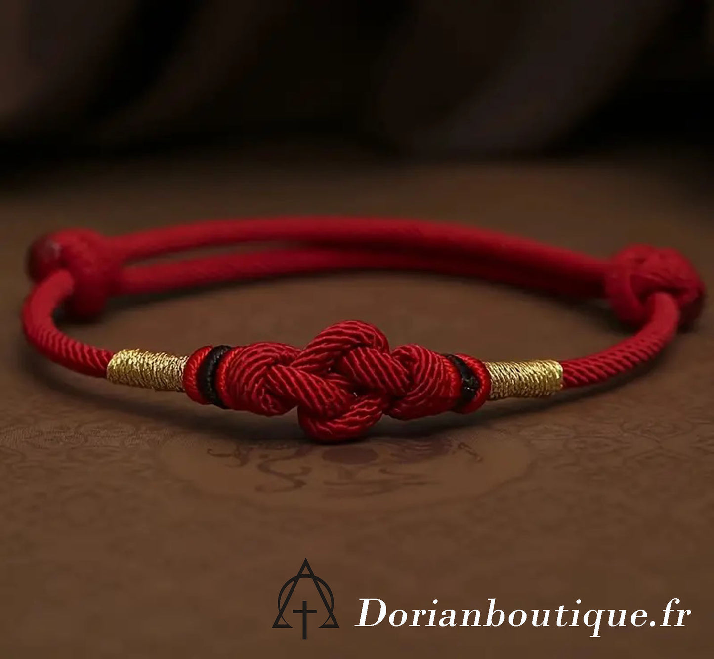 Pulsera unión tibetana roja 